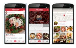 - Yummie, the app for food lovers